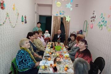 В отделении социальной реабилитации и активного долголетия прошло новогоднее мероприятие